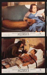 8d130 MISERY 8 color English FOH LCs '90 Rob Reiner, Stephen King, James Caan, Kathy Bates, horror!