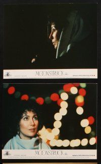 8d147 MOONSTRUCK 8 color English FOH LCs '87 Cher, Nicholas Cage, Olympia Dukakis, Vincent Gardenia