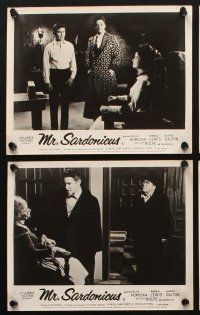 8d453 MR. SARDONICUS 8 English FOH LCs '61 William Castle, Guy Rolfe in the title role!
