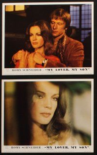 8d168 MY LOVER MY SON 8 color English FOH LCs '70 Romy Schneider seduces her son Dennis Waterman!