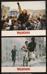8d198 WILDCATS 8 color English FOH LCs '85 Goldie Hawn, Woody Harrelson, Wesley Snipes, football!