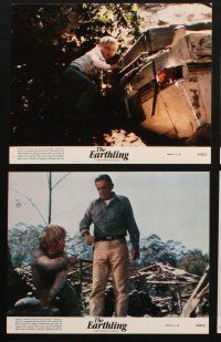 8d085 EARTHLING 8 8x10 mini LCs '81 William Holden & Ricky Schroder alone in the wilderness!