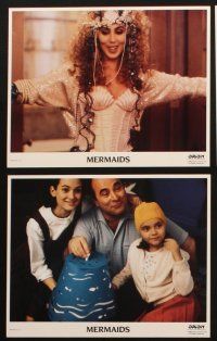 8d122 MERMAIDS 8 8x10 mini LCs '90 Cher, Winona Ryder, Bob Hoskins, and young Christina Ricci!