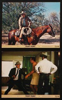 8d240 POCKET MONEY 6 8x10 mini LCs '72 great western images of Paul Newman & Lee Marvin!