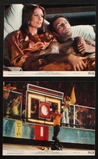 8d179 ROLLERBALL 8 8x10 mini LCs '75 James Caan, sexy Maud Adams, Norman Jewison directed sci-fi