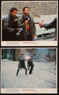 8d180 RUNNING SCARED 8 8x10 mini LCs '86 Gregory Hines & Billy Crystal are Chicago's finest!