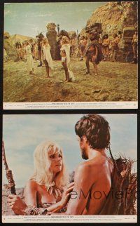 8d275 WHEN DINOSAURS RULED THE EARTH 4 8x10 mini LCs '71 sexy cavewoman Victoria Vetri & others!