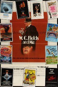 8e009 LOT OF 47 FOLDED ONE-SHEETS '56 - '85 W.C. Fields & Me, sexy Raquel Welch, Muppets & more!