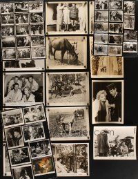 8e056 LOT OF 51 8x10 STILLS '50s-60s great images from a variety of different movies!