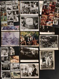 8e058 LOT OF 50 COLOR AND BLACK & WHITE 8x10 STILLS '70s great images from a variety of genres!