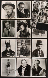 8e075 LOT OF 22 MALE STAR REPRO 8x10 STILLS '80s Batrman, Clark Gable, James Cagney & more!