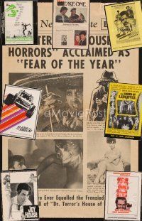 8e079 LOT OF 95 PRESSBOOKS AND OTHER PROMOTIONAL ITEMS '36-82 Dr. Terror's House of Horrors &more!