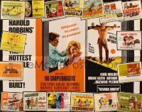8e133 LOT OF 18 FOLDED HALF-SHEETS '50s-60s great images from a variety of movies!