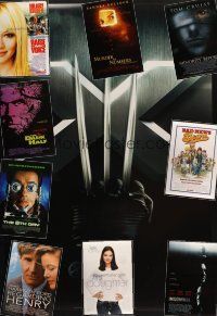 8e138 LOT OF 33 UNFOLDED DOUBLE-SIDED & SINGLE-SIDED ONE-SHEETS '88 - '06 X-Men III + more!