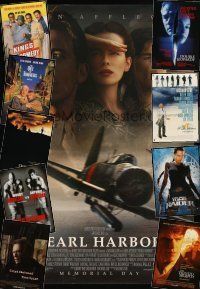 8e163 LOT OF 32 UNFOLDED DOUBLE-SIDED ONE-SHEETS '97 - '01 Pearl Harbor, Tomb Raider & more!