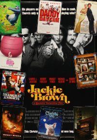 8e164 LOT OF 30 UNFOLDED DOUBLE-SIDED ONE-SHEETS '97 - '07 Jackie Brown, Charlotte's Web & more!