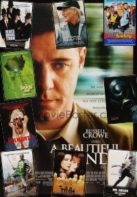 8e165 LOT OF 29 UNFOLDED DOUBLE-SIDED ONE-SHEETS '94 - '04 A Beautiful Mind, The Patriot & more!