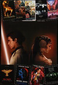 8e166 LOT OF 28 UNFOLDED DOUBLE-SIDED ONE-SHEETS '86 - '05 Star Wars Episode III & more!