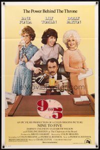 8f005 9 TO 5 1sh '80 Dolly Parton, Jane Fonda & Lily Tomlin w/tied up Dabney Coleman!