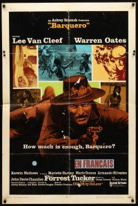 8f044 BARQUERO int'l 1sh '70 Lee Van Cleef with gun, Warren Oates, western images!