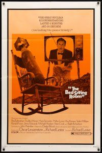 8f051 BED SITTING ROOM 1sh '69 wacky art of bomb in rocking chair, Rita Tushingham, Dudley Moore!