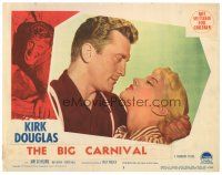8g061 ACE IN THE HOLE LC #2 '51 Billy Wilder classic, c/u of Kirk Douglas & Jan Sterling!