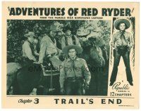 8g290 ADVENTURES OF RED RYDER chapter 3 LC '40 hero Don Barry, Hal Taliaferro and others!