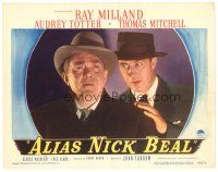 8g066 ALIAS NICK BEAL LC #3 '49 diabolical Ray Milland encourages Thomas Mitchell to sell his soul!