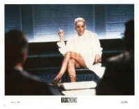 8g073 BASIC INSTINCT LC #4 '92 classic image of sexy Sharon Stone interrogated with legs crossed!