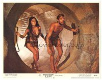 8g582 BENEATH THE PLANET OF THE APES LC #5 '70 James Franciscus & sexy Linda Harrison in tunnel!