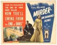 8g033 MURDER ON DIAMOND ROW TC R47 Edmund Lowe, sexy Ann Todd, from the novel by Edgar Wallace!