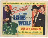 8g041 SECRETS OF THE LONE WOLF TC '41 Warren William w/ gun, Victor Kilian w/ jewels & Fred Kelsey!