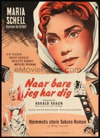 8j485 AS LONG AS YOU'RE NEAR ME Danish '54 Maria Schell strangely lived her love-life twice!
