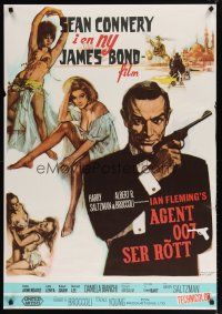 8j077 FROM RUSSIA WITH LOVE Swedish R78 Sean Connery is Ian Fleming's James Bond 007!