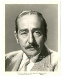 8k045 ADOLPHE MENJOU 8x10 still '38 head & shoulders portrait from Letter of Introduction!