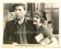 8k143 BLACK LEGION 8x10 still '36 close up of Helen Flint smiling up at tough Humphrey Bogart!