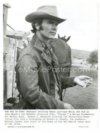 8k189 CHISUM 7.75x10 still '70 newcomer Geoffrey Deuel portrays outlaw Billy The Kid!