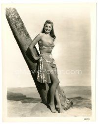 8k306 ESTHER WILLIAMS 8x10 still '48 super sexy portrait of the swimmer from On An Island With You