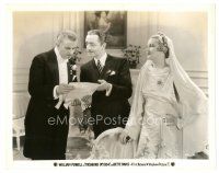 8k317 FASHIONS OF 1934 8x10 still '34 William Powell & Reginald Owen w/ Teasdale in great dress!