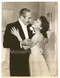 8k320 FATHER TAKES A WIFE 7x9.25 still '41 best romantic c/u of Gloria Swanson & Adolphe Menjou!