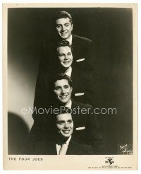 8k336 FOUR JOES 8x10 music publicity still '50s wonderful portrait of the Doo-Wop group by Bruno!