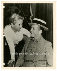 8k437 HOLLYWOOD ON PARADE 8x10 key book still '32 great c/u of Jackie Cooper & Maurice Chevalier!
