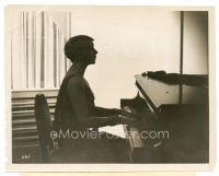 8k465 INA CLAIRE 8x10 still '29 cool portrait playing piano in shadows from The Awful Truth!