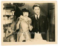 8k474 IT MUST BE LOVE 8x10 still '26 close up of pretty smiling Colleen Moore & guy in pantry!