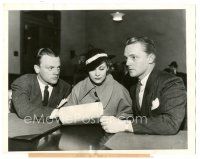 8k486 JAMES CAGNEY 7x9 news photo '36 in court with his brother William & Boots Mallory!