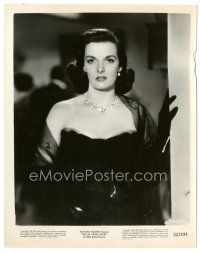 8k495 JANE RUSSELL 8x10 still '52 sexy close up with diamond necklace from The Las Vegas Story!