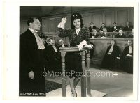 8k553 LADY IN QUESTION 8x11 key book still '40 Van Zandt, Aherne & Dorothy Burgess in court by Paul!
