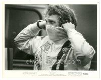 8k564 LE MANS 8x10 still '71 close up of race car driver Steve McQueen putting on his mask!