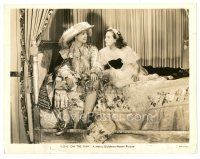 8k599 LOVE ON THE RUN 8x10 still '36 Joan Crawford sitting on bed with Franchot Tone!