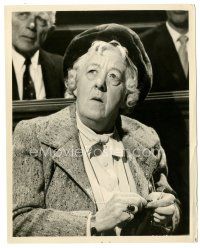 8k624 MARGARET RUTHERFORD 8x10 still '60s great c/u knitting as Agatha Christie's Miss Marple!